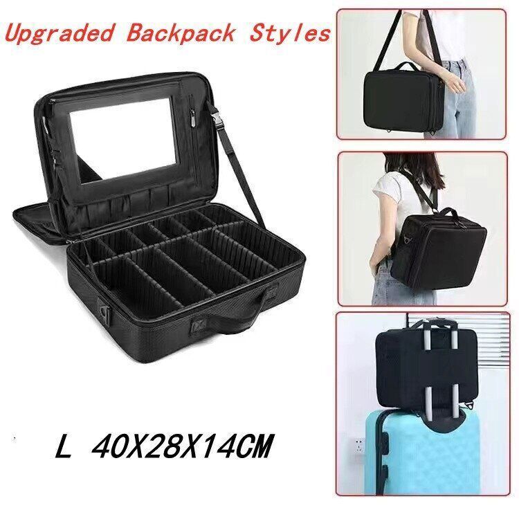 Makeup Bag Embroidered Art Clapboard Makeup Case Cosmetic Bags Women