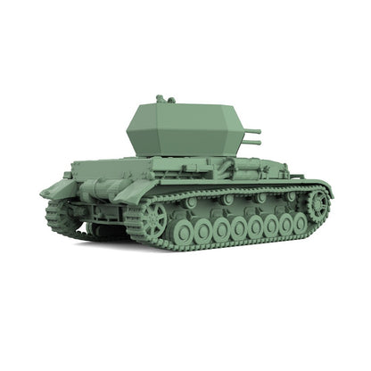 SS160481 1/160 Military Model Kit German Wirbelwind Self-Propelled Anti-Tank Gun