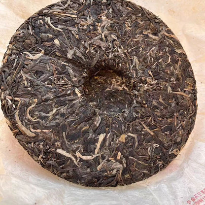 357g Yunnan Puerh Tea 2013 Old Pu-erh Raw Tea Cake Wujinhao Pu'er Sheng Cake Tea