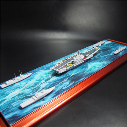1/1600 China Liaoning Aircraft Carrier Battle Group Alloy Model