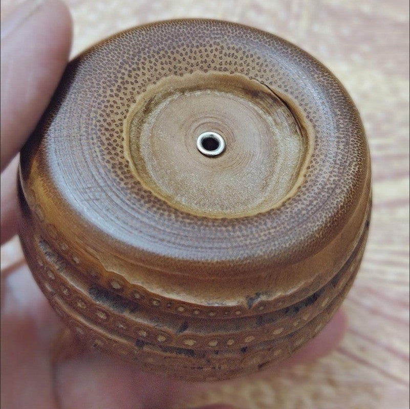 Vintage Bamboo Root Incense Holder Burner Incense Stick Stand 5.5cm