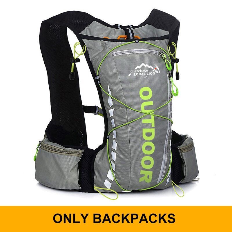 Cycling Backpack Men Women Nylon Bag Hiking Camping 250ml 1.5L Water Bag