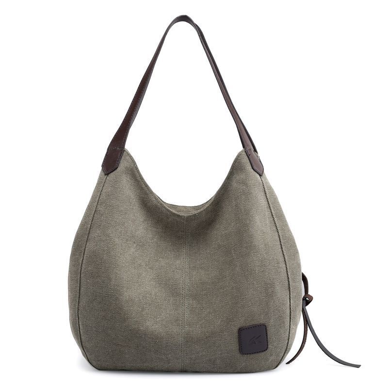 Canvas Handbags Wild Art Simple Shoulder Bags Versatile Traveling Shoulder Purse
