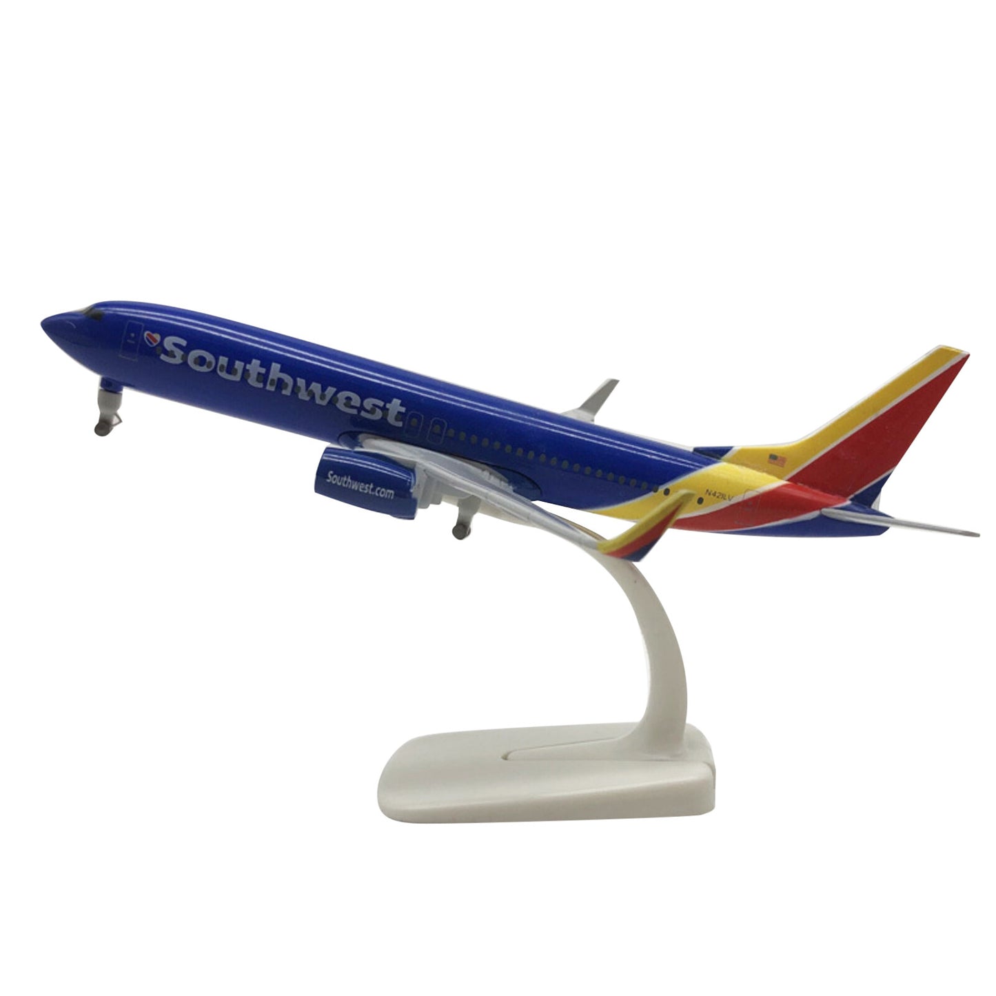 20cm 737 B737 Airline Diecast Airplane Model With Wheels Airplane Model