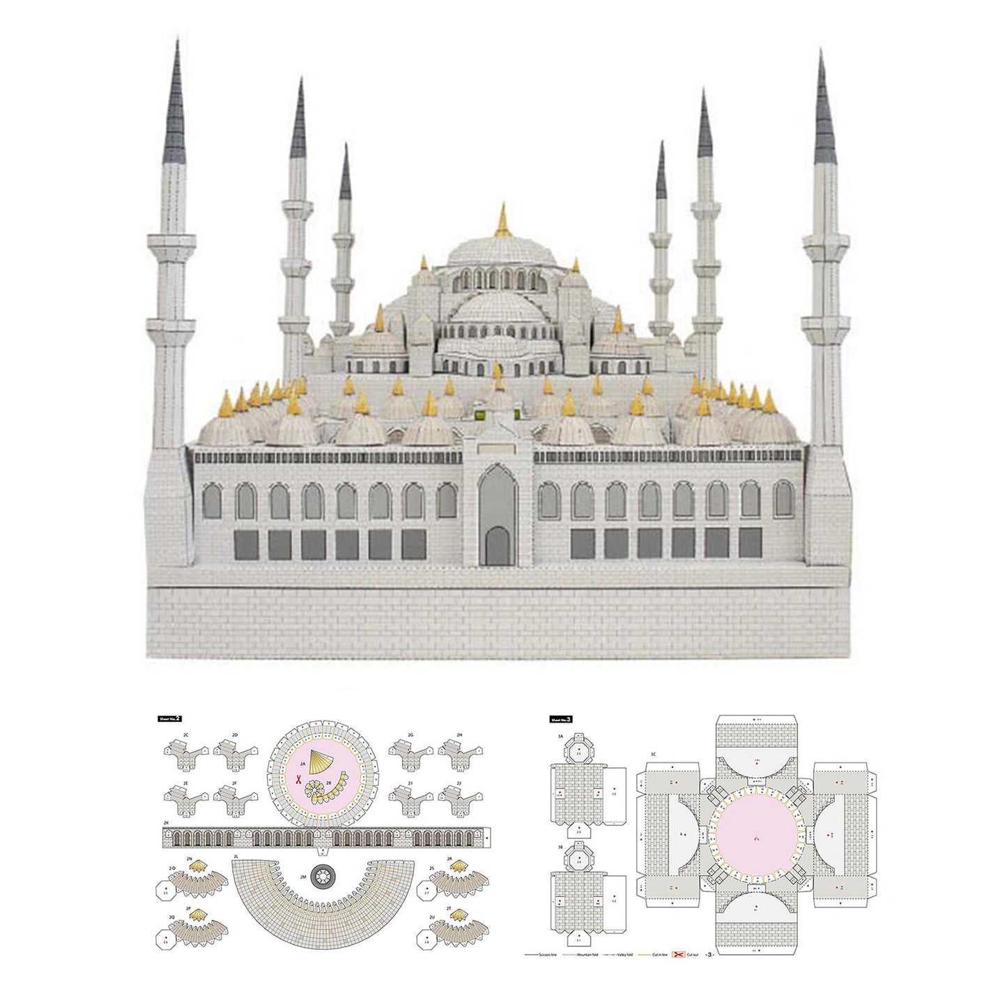 DIY Building 3D Paper Model Kits Durable For Collectors and Enthusiasts