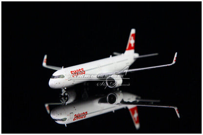 1:400 JC Wings SWISS AIRBUS A321neo Passenger Airplane Diecast Aircraft Model