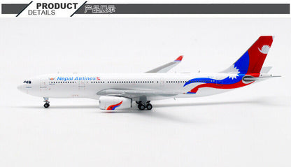 1:400 JC WINGS Nepal Airline AIRBUS A330-200 Passenger Airplane Diecast Model