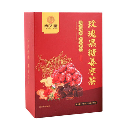 150g Rose Brown Sugar Ginger and Jujube Tea Goddess Qi Blood Tea Health Tea Bag