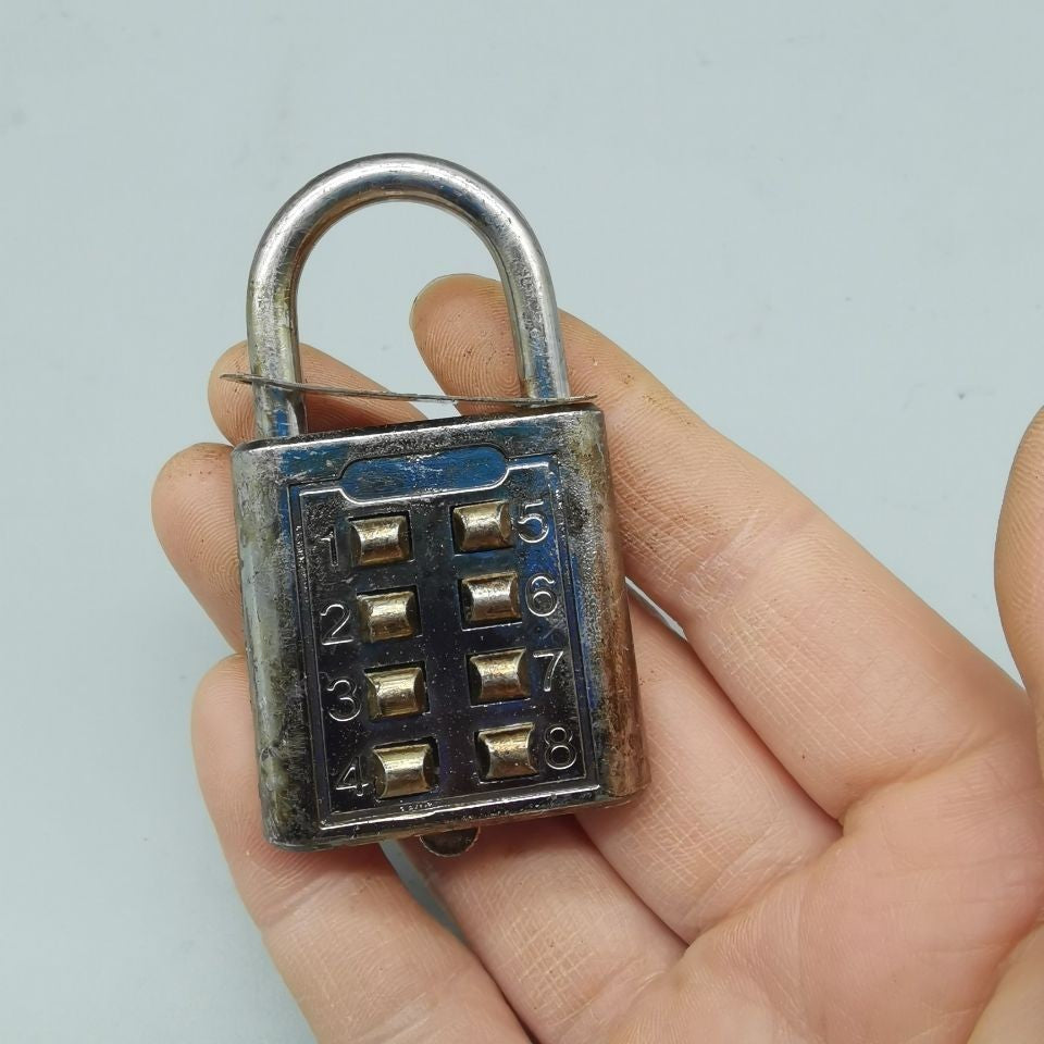 Small Combination Lock Luggage Lock Padlock Anti Theft Locker Lock for Bags Dorm