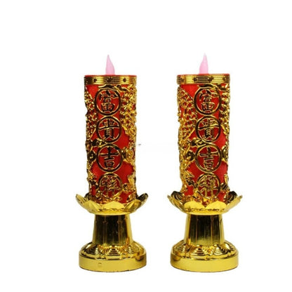21cm New LED Electronic Candles Buddha Light Simulation Led Buddha Candle Lamp