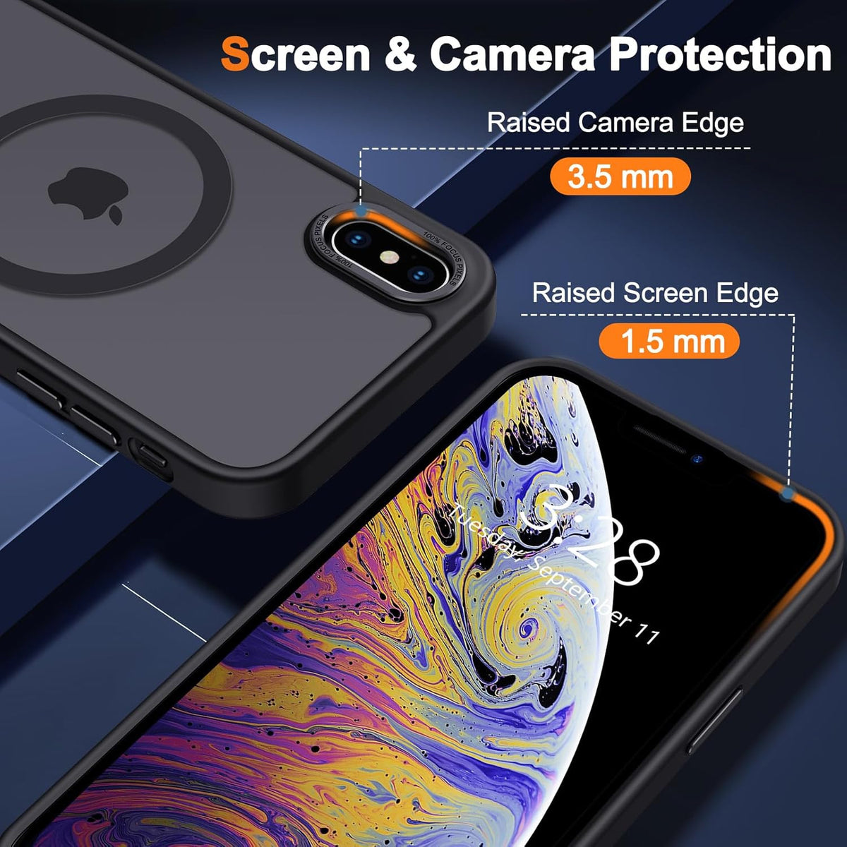 Case for Iphone X Case, for Iphone XS Case Magnetic Translucent Matte Phone Case