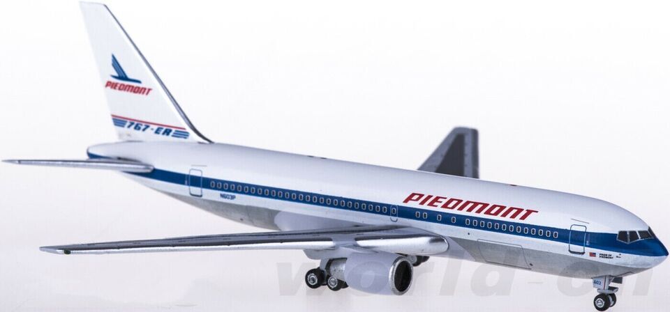 1:400 Aeroclassics PIEDMONT BOEING 767-200 Passenger Airplane Diecast Model