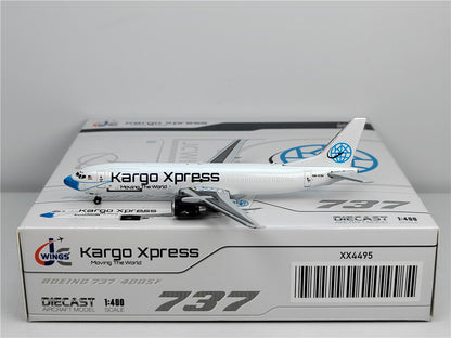1:400 JC Wings Kargo Xpress BOEING B737-400 Passenger Airplane Diecast Model