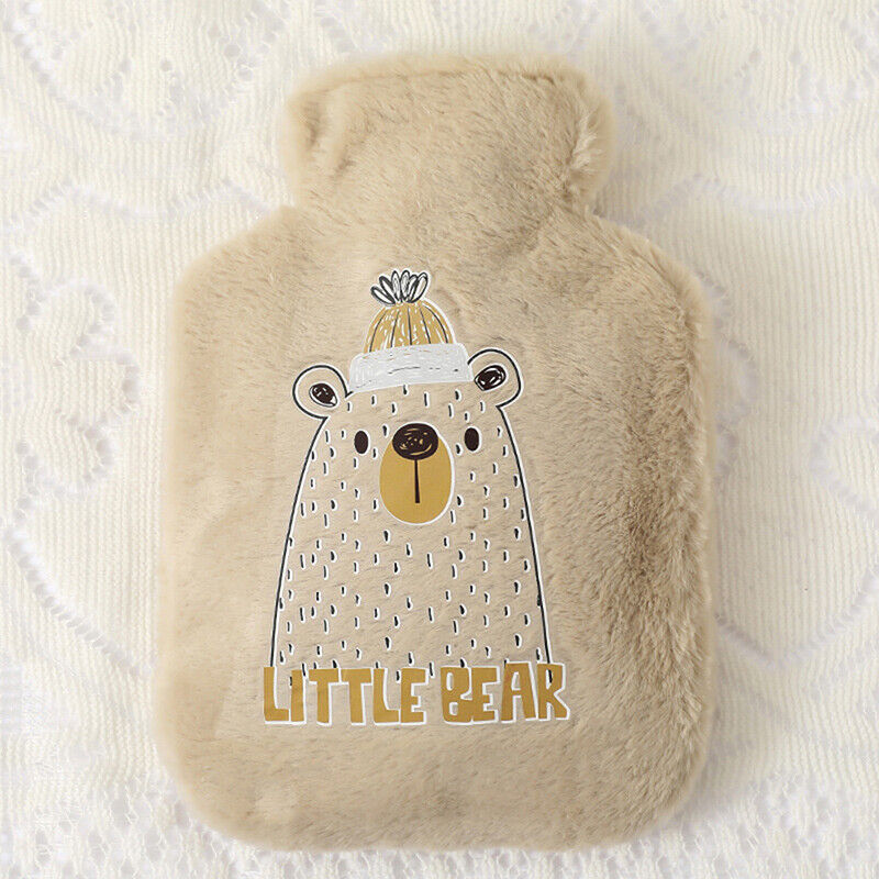 Cartoon Plush Rabbit Bear Hot Water Bottle Water Filling Small Warm Water Bag