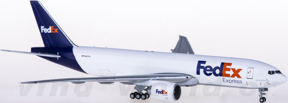 1:400 GeminiJets FedEx Express BOEING 777-200LRF Airfreighter Diecast Model