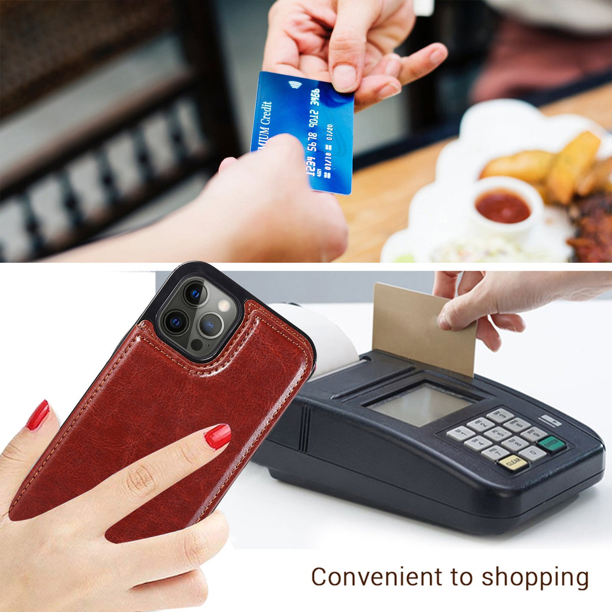 Flip PU Leather with Card Holder Wallet Stand Phone Case for Samsung S26/S25/S24