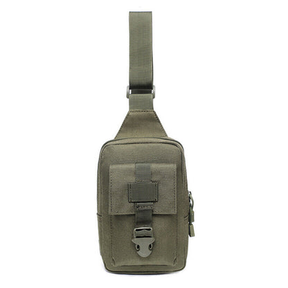 Men's Tactical Military Shoulder Bag Molle Chest Pack Messenger Bags Sling Pack