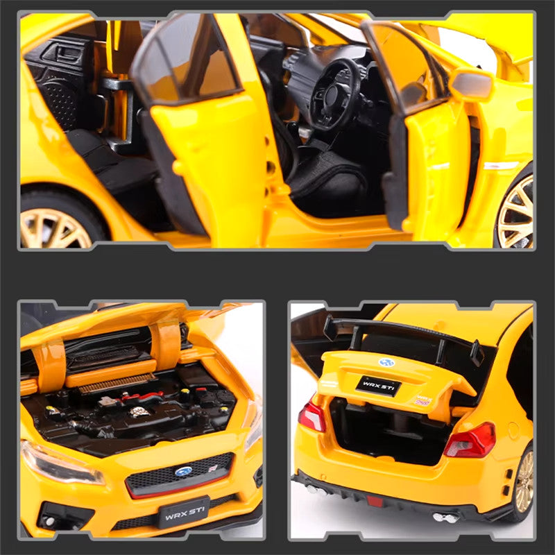 1/32 Subarus WRX STI Alloy Sports Car Model Diecast Simulation Metal Toy Race Ca