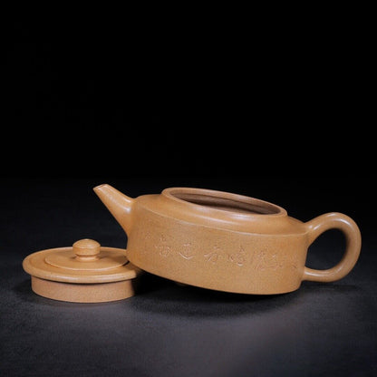 Chinese Yixing Zisha Clay Handmade Exquisite Teapot Zhou pan