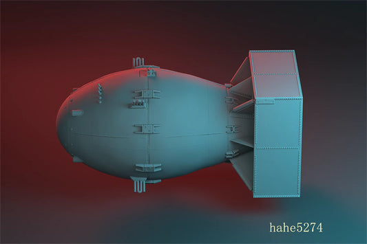 US Atomic Bomb Model Fat Man and The little boy the Atomic Bomb 3D Printed Model
