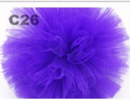 Party Decoration 5Pcs Tulle Pompom Birthday Wedding Baby Shower Venue Decor 20cm