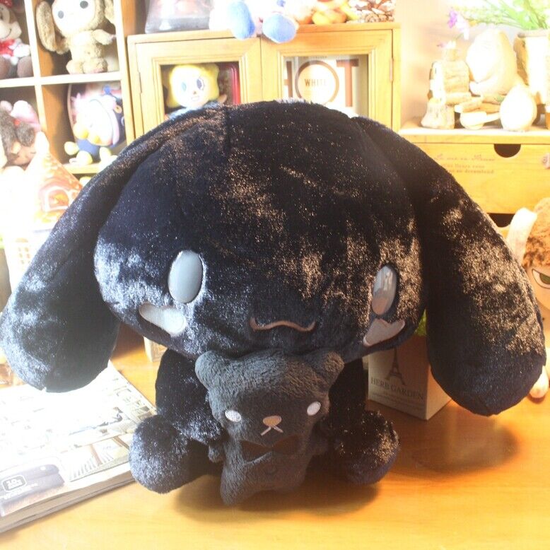 Sanrio 30CM Big Black Cinnamoroll Plush Toys Stuffed Animal Soft Doll