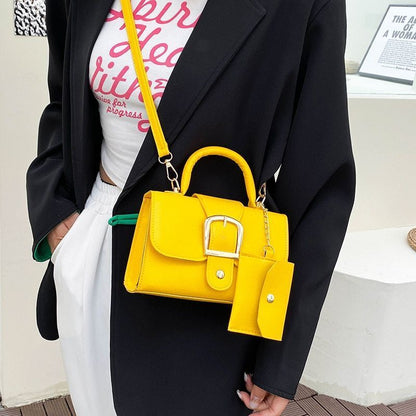 Fashion Small Handbag Purse Women Shoulder Bag Casual Flap Crossbody Handle Bags