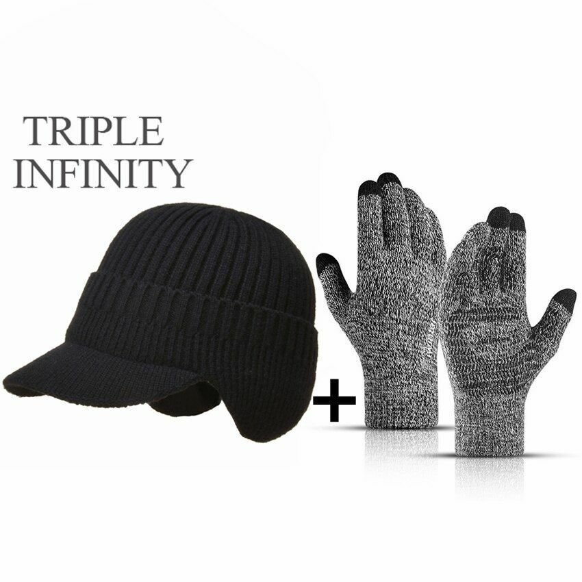 Winter Cap Baseball Outdoor Fishing Riding Thick Windproof Comfortable Soft Hat