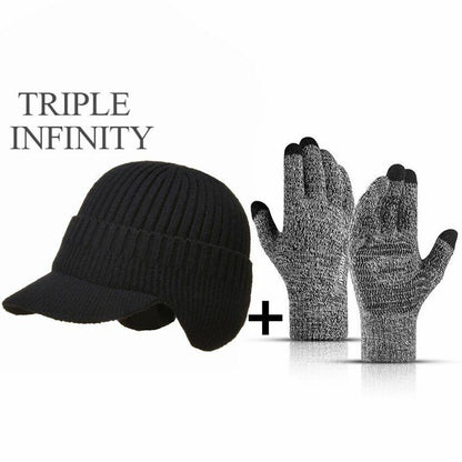 Winter Cap Baseball Outdoor Fishing Riding Thick Windproof Comfortable Soft Hat