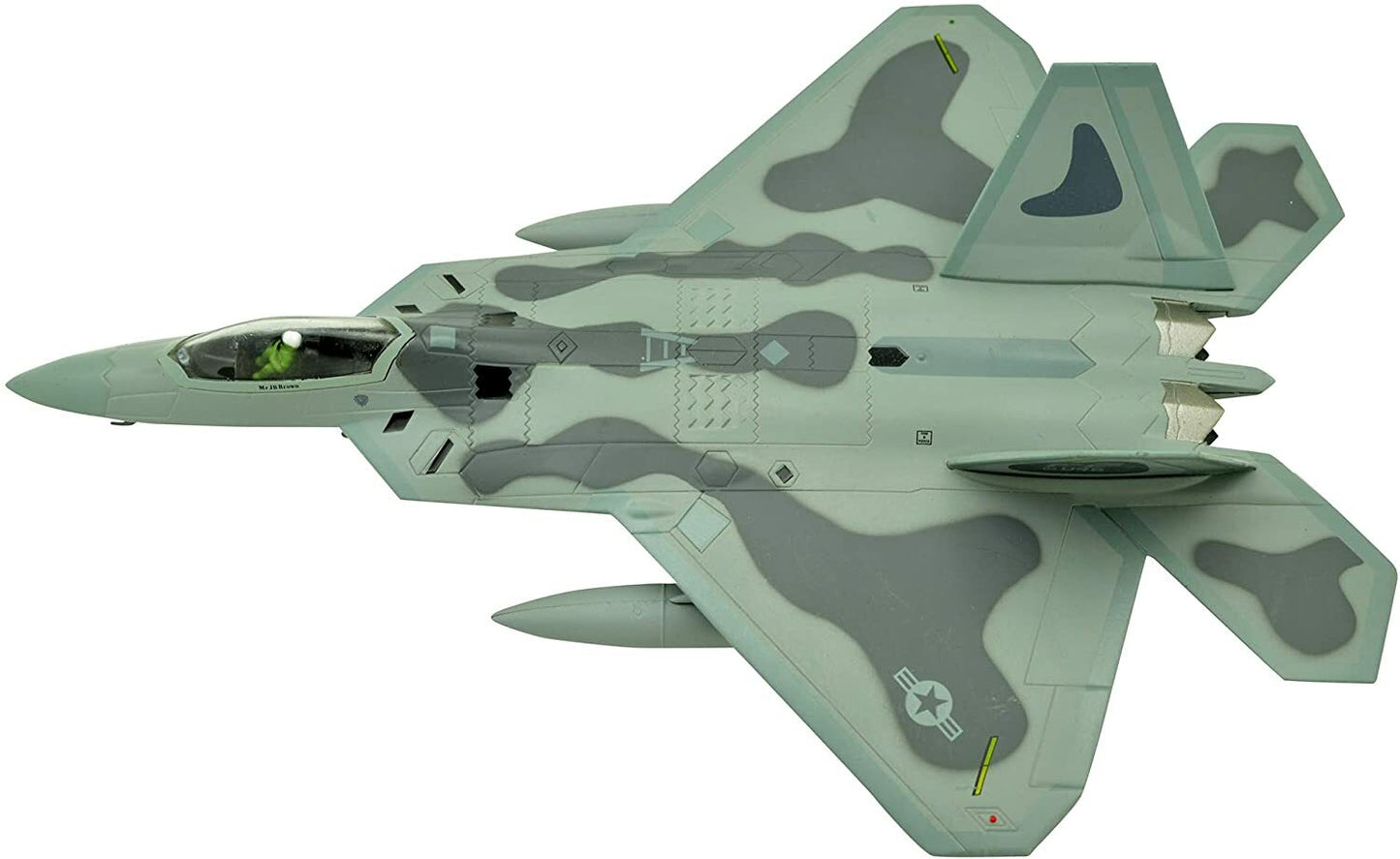 1:100 F-22 Raptor Fighter Attack Metal Military Airplane Model,US Air Force 2005