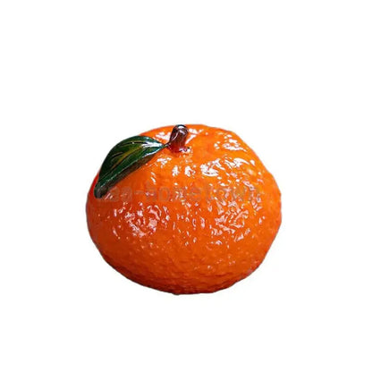 Chinese Resin Color Changing Tea Pet Lucky Orange Model Tea Figurine Ornaments