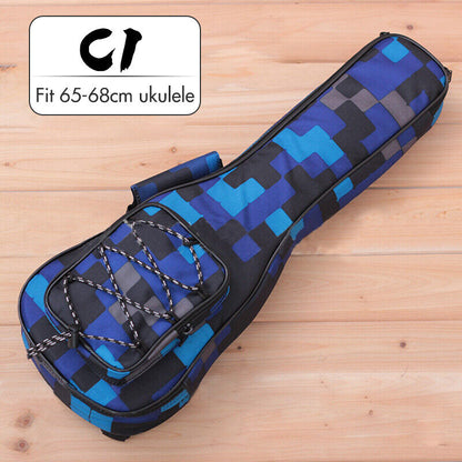 Waterproof Padded Ukulele Backpack Protective Storage Bag Mandolin Carry Case