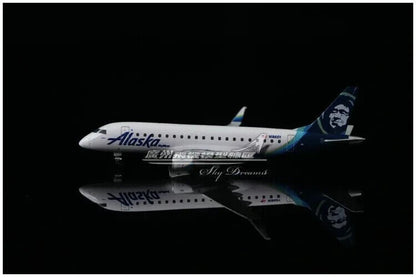 1:400 GeminiJets Alaska Embraer ERJ-170-200LR Airplane Diecast Aircraft Model
