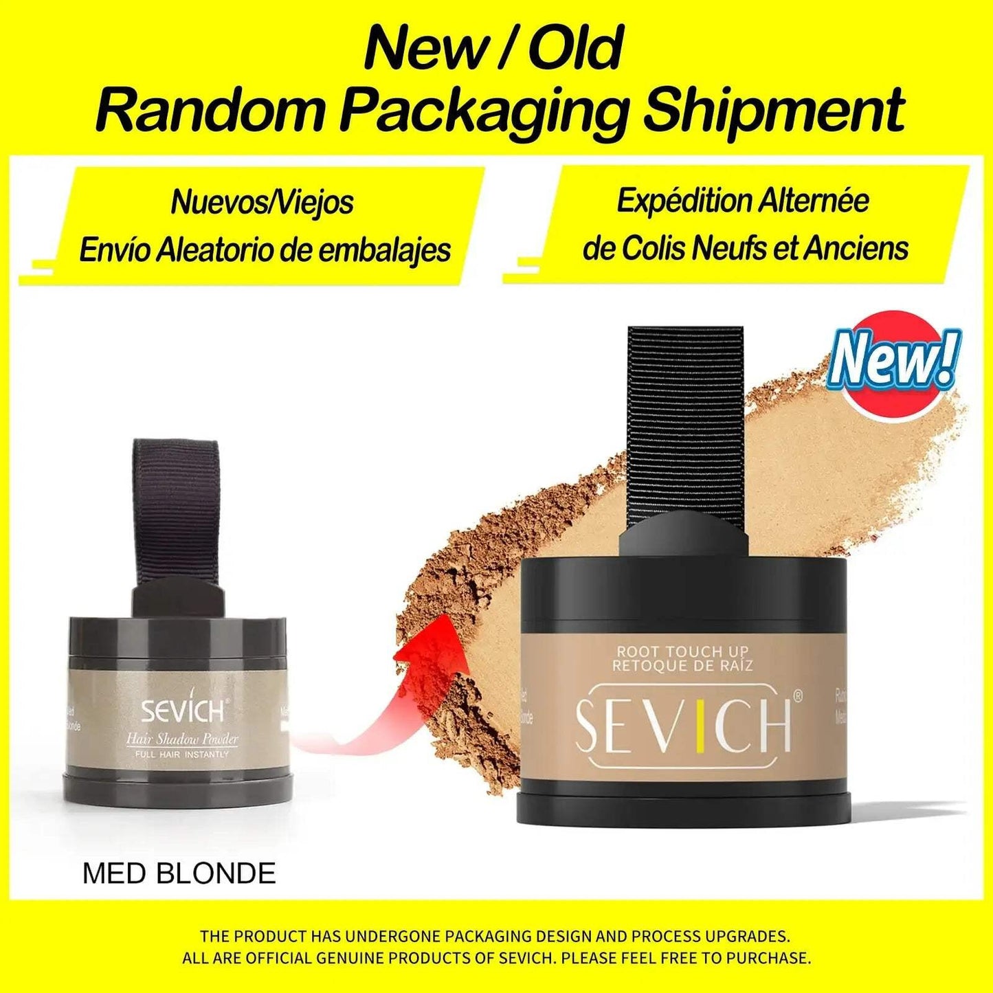 Sevich Hairline Powder 4g - Natural Hair Concealer