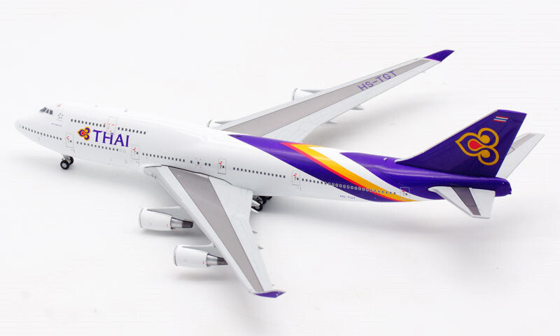 JC Wings THAI FOR BOEING B747-400 HS-TGT 1/400 DIECAST Aircraft Pre-built Model