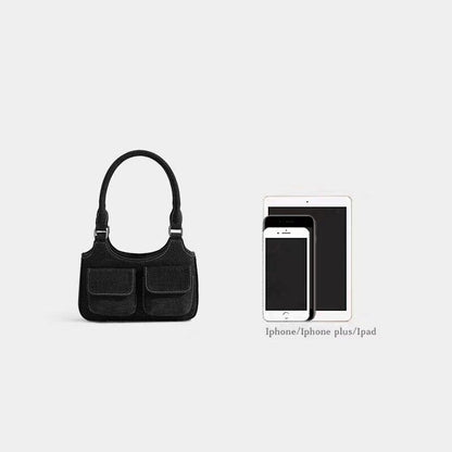 BAGGALLINI BLACK DOUBLE ZIP FLAP STYLE ORGANIZER CROSSBODY SHOULDER BAG PURSE