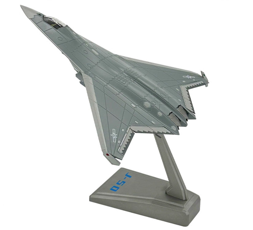1:64 36CM CHINA J-50 The Sixth-generation Stealth Fighter Jet Diecast Model