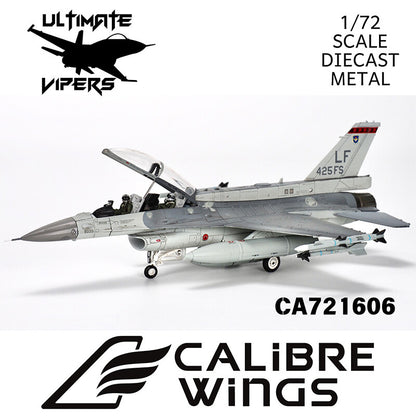 1:72 Calibre Wings RSAF F-16D 425th FS Luke AFB 96-5035 Fighter Diecast Model