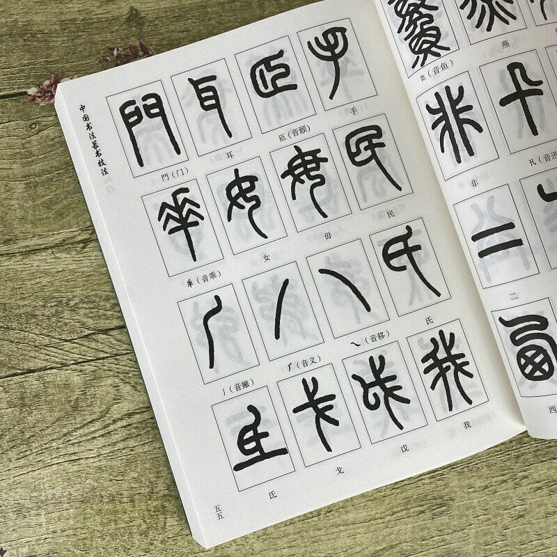 Chinese Calligraphy Seal Script Technique Chinese Classics Practice Copybook