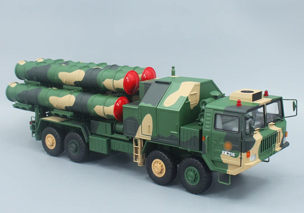 1:25 54CM CASIC HQ-9 Air Defense Missile Launch Vehicle Launcher Diecast Model