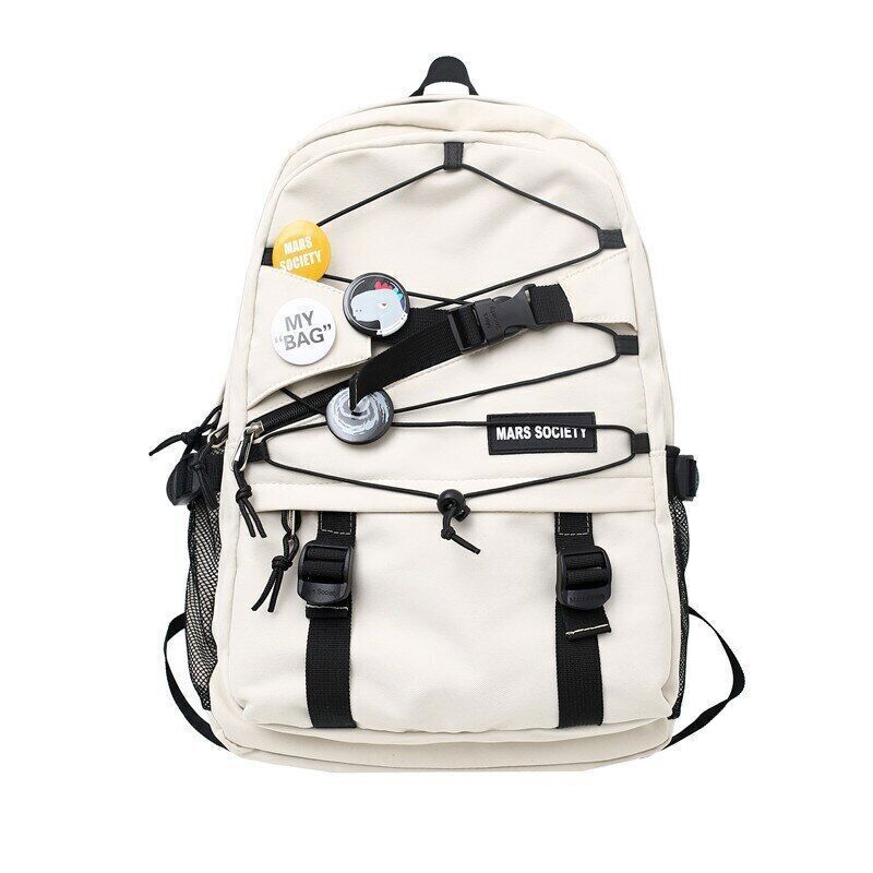 School Backpack Nylon College Backpack Boy Travel Bag Men Women Laptop Bags