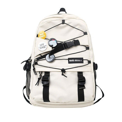 School Backpack Nylon College Backpack Boy Travel Bag Men Women Laptop Bags