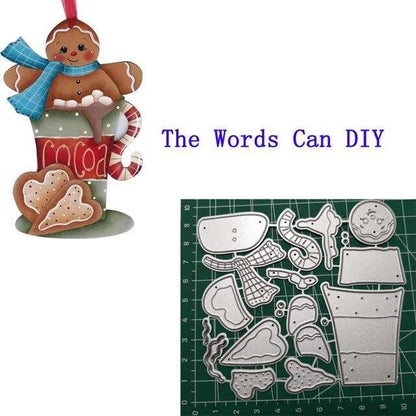Cutting Dies Gingerbread Layering Dies Craft Scrapbooking Card Making