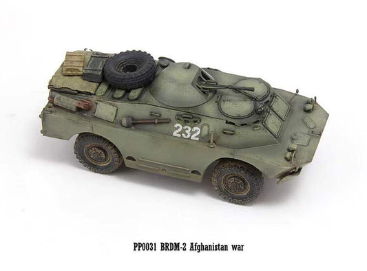 1/72 Soviet BRDM-2 wheeled armored vehicle BRDM2 model Afghanistan war