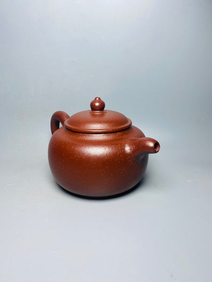 Chinese Yixing Zisha Clay Handmade Exquisite Teapot （厚福壶 底款：陈菊华）