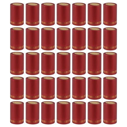 Wine Bottle Caps 100 Pcs Plastic Heat Shrinkable Sealed Cover Barware Tools 33mm