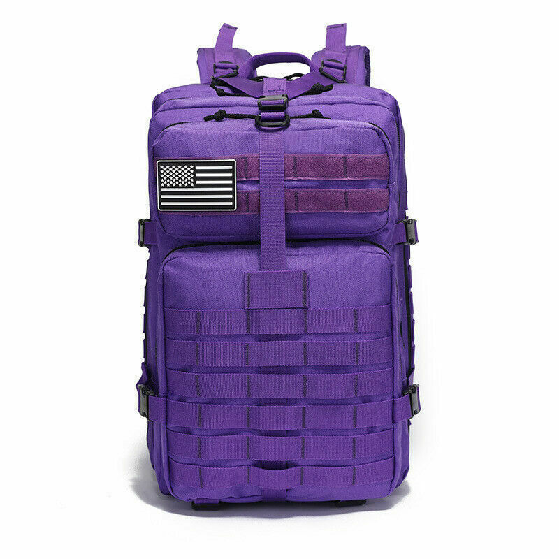 Men Army Tactical Large Backpack Sport Hiking Camping Hunting Rucksack Bags