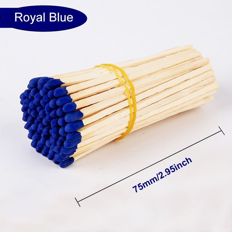 Matches 80Pcs Retro Aromatherapy Lengthen Thicker Match Lighting Tools Fire 75mm