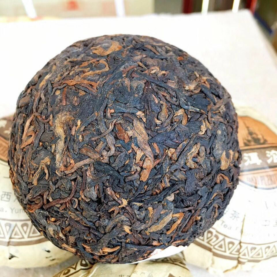 TAETEA V93 2008 Yunnan Menghai Dayi Puer Tuocha Ripe Pu Er Tuo Cha High Quality