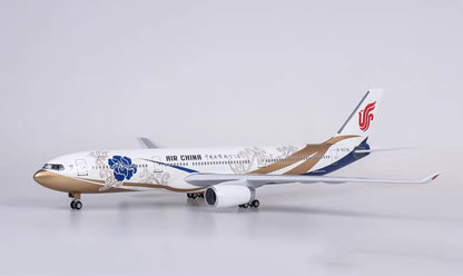 47CM 1:135 Air China AIRBUS A330 Passenger Plane Landing Gears Resin Model
